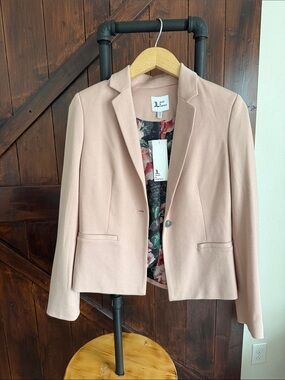 Jules & Leopold Dusty Rose Single-Button Blazer